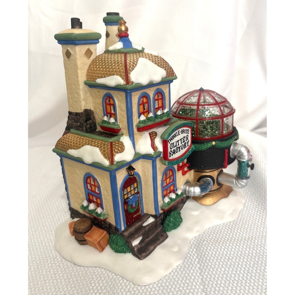 Department 56 North Pole Series Twinkle Brite Glitter Factory 56.56734 Lighted - Picture 3 of 8